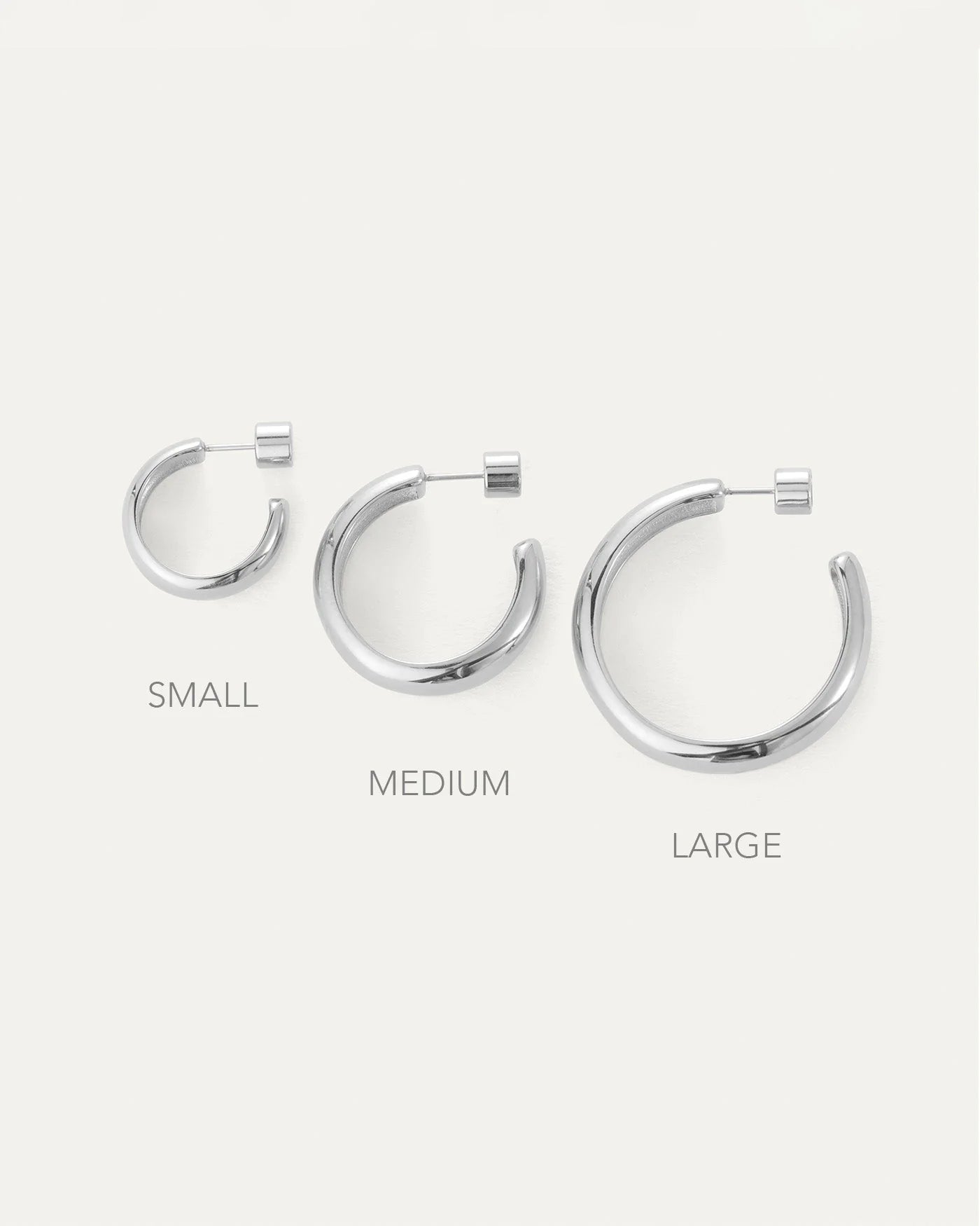 Small Staple Hoops - 14K Gold Plated Minimalist Hoop Earrings for Women | Perfect for Everyday Wear, Work & Casual Outfits
