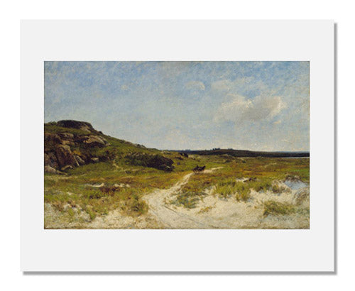 William Lamb Picknell Sand Dunes of Essex Massachusetts Painting - Coastal Landscape Artwork for Home Decor & Office Wall Art