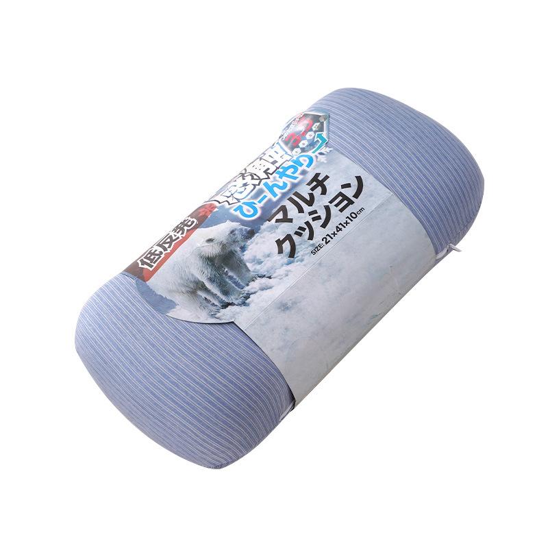 Portable Lightweight Comfortable Breathable Cooling Bone Pillow - Q Max 0.4 for Travel, Office & Home Use - Relieves Neck Pain & Improves Sleep
