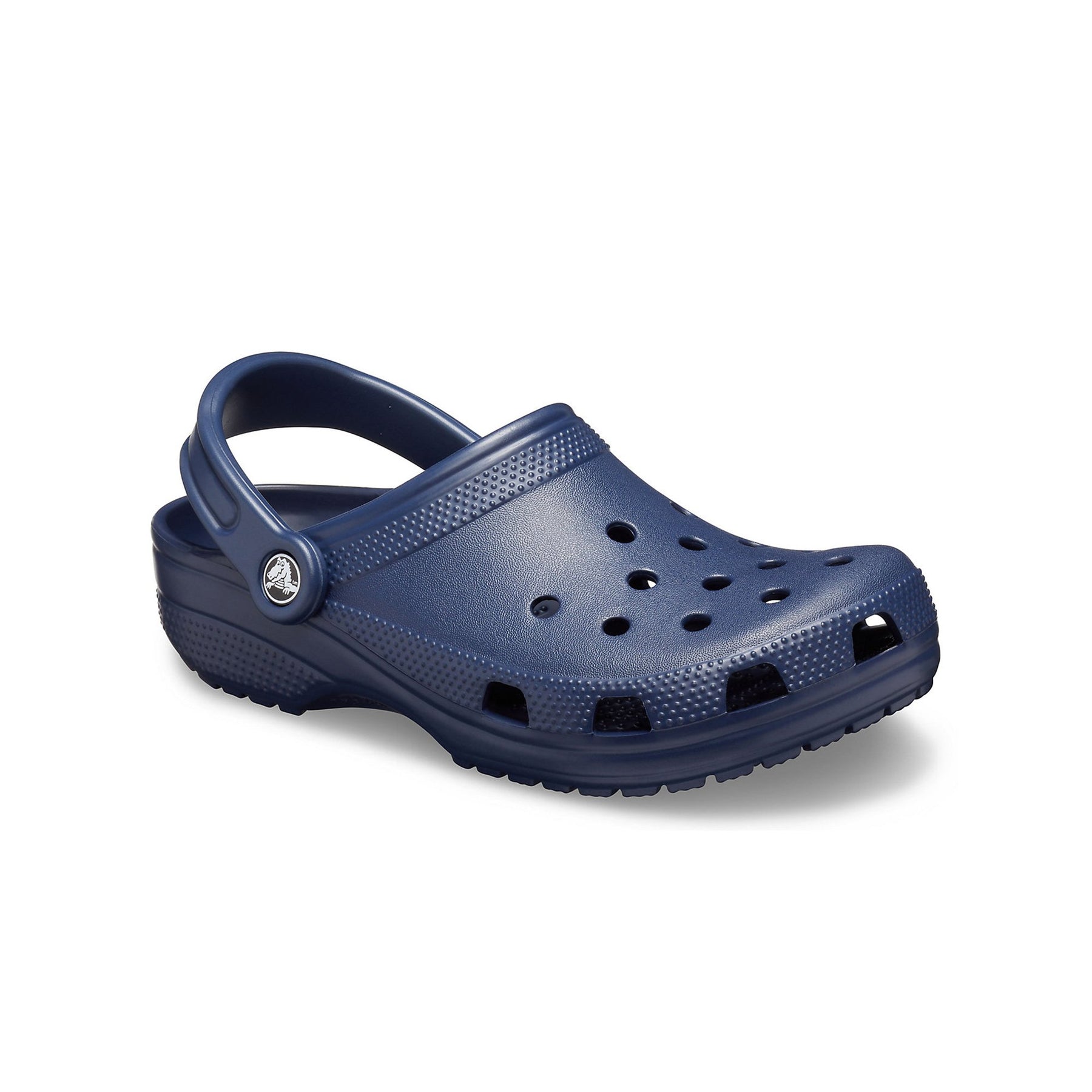 Crocs Unisex Classic Clogs in Navy Blue - Comfortable Slip-On Shoes for Men & Women - Perfect for Casual Wear, Gardening, and Outdoor Activities