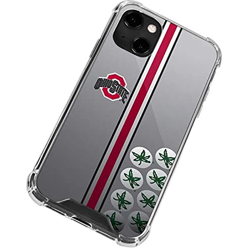 Official Ohio State University Buckeyes iPhone 13 Clear Phone Case - Durable Protective Cover with Custom Design for iPhone 13/13 Pro - Perfect for School, Game Days & Showing Team Spirit