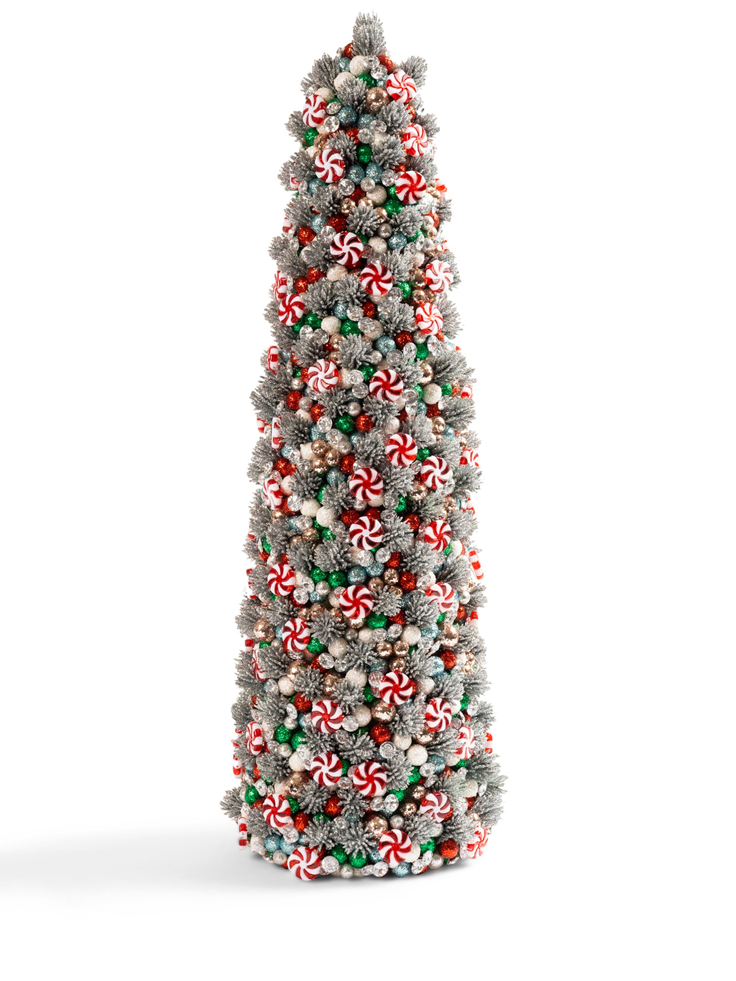 24 Pack Peppermint Candy Canes for Christmas Tree Decorations - Perfect for Holiday Parties, Gift Stocking Stuffers & Festive Home Decor