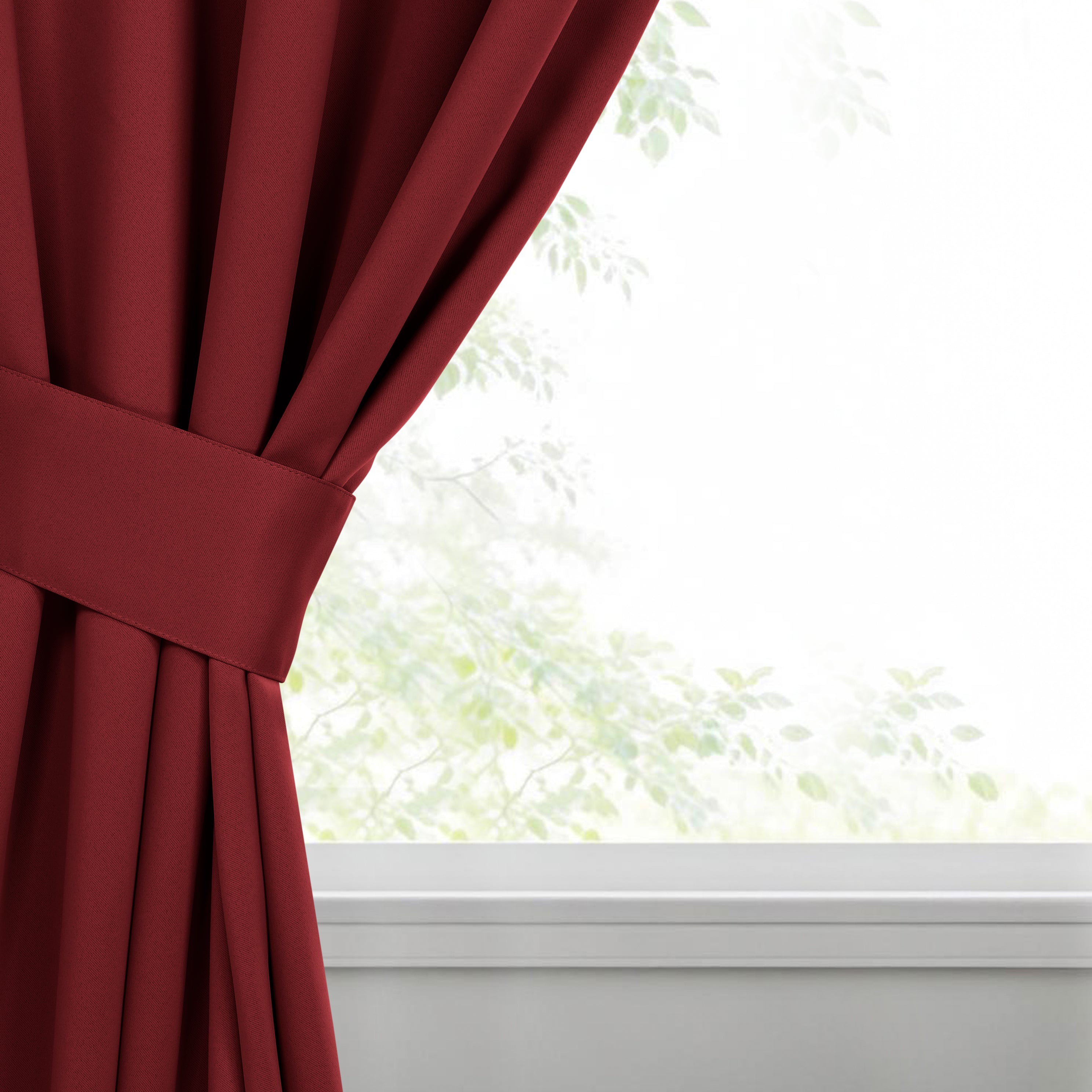 Premium Blackout Curtains Set of 2 - 100% Room Darkening, Machine Washable & Noise Reducing for Bedroom, Nursery & Home Theater