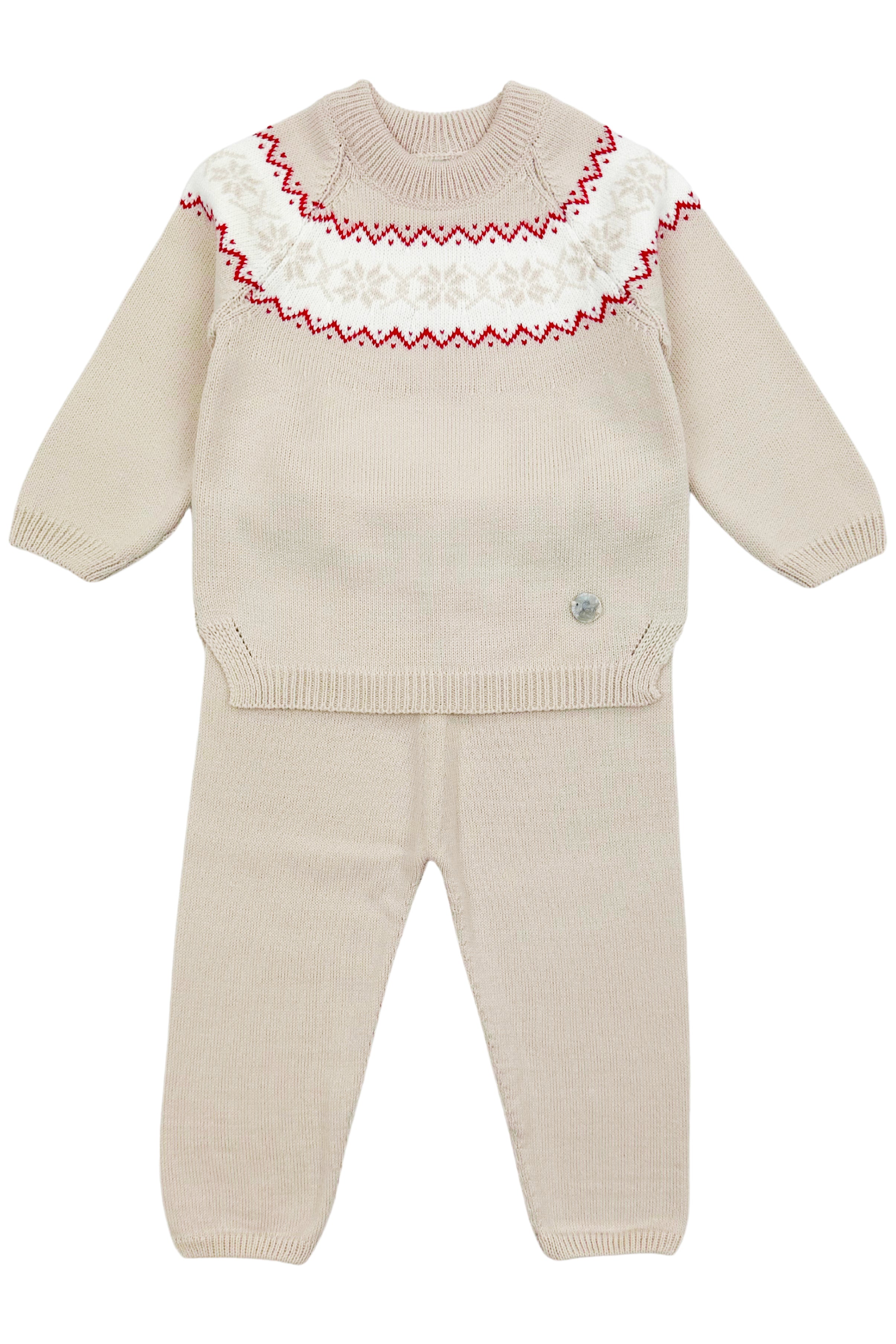 Silas Stone Knitted Tracksuit for Men - Comfortable & Stylish Cotton Jogger Set with Pockets - Perfect for Gym, Lounge & Casual Wear