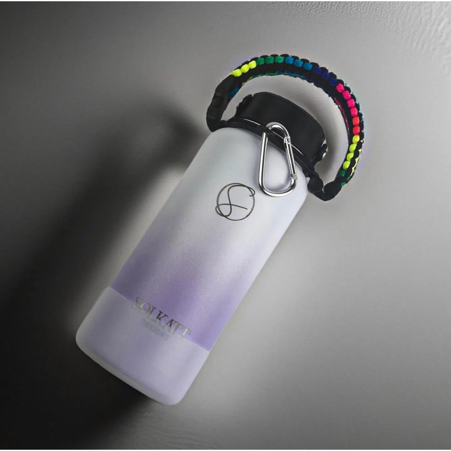 Paracord Handle with Clip for Water Bottles - Durable & Adjustable for Hiking, Camping, and Outdoor Adventures