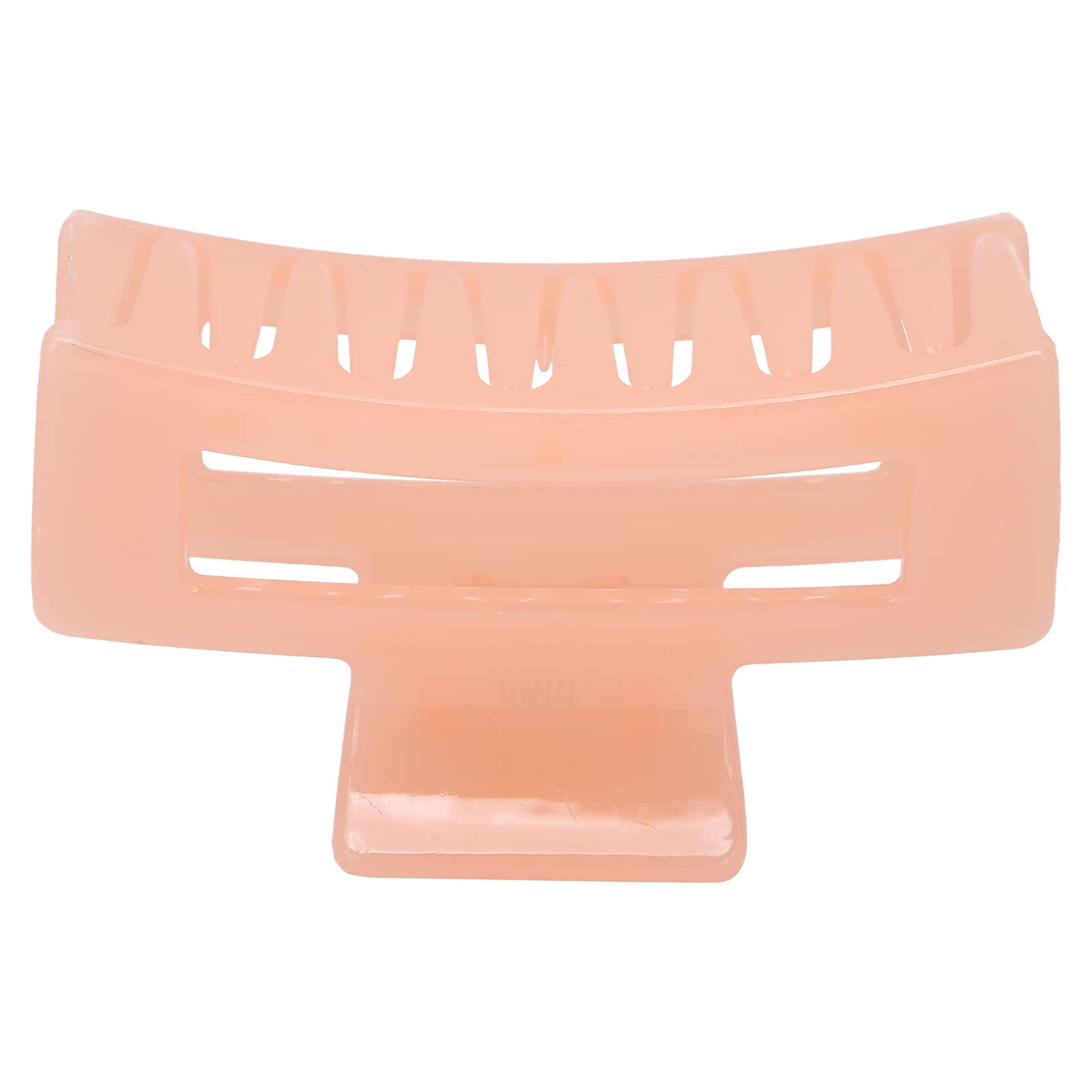 Non-Slip Hair Claw Clips for Women & Girls - Strong Hold Styling Tool for Thick, Thin, Curly & Straight Hair (Coral Orange) - Perfect for Updos, Ponytails & Everyday Hairstyles