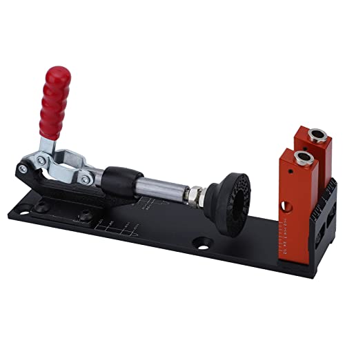 Oblique Hole Locator Jig for Woodworking - Multifunctional Scale Marking Tool with Heat Dissipation & Double Drill Guide | Perfect for Cabinet Making, Furniture Assembly, and DIY Wood Projects