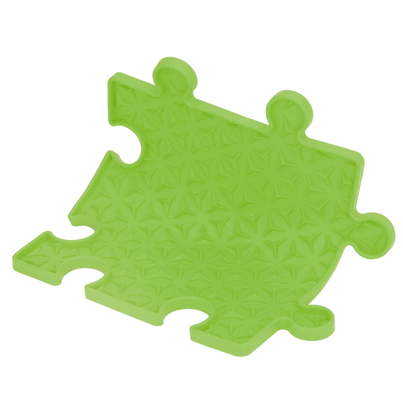Jopwkuin Slow Feeder Licking Mat for Dogs - Anxiety Relief & Teeth Protection, Interactive Slow Feeding Puzzle Pad (Green) - Perfect for Mealtime Enrichment & Stress Relief