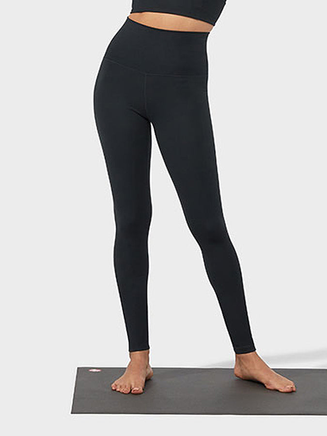 Manduka Foundation High Rise Women's Leggings - Yoga Pants for Women with Tummy Control - Perfect for Yoga, Pilates, Gym & Everyday Wear