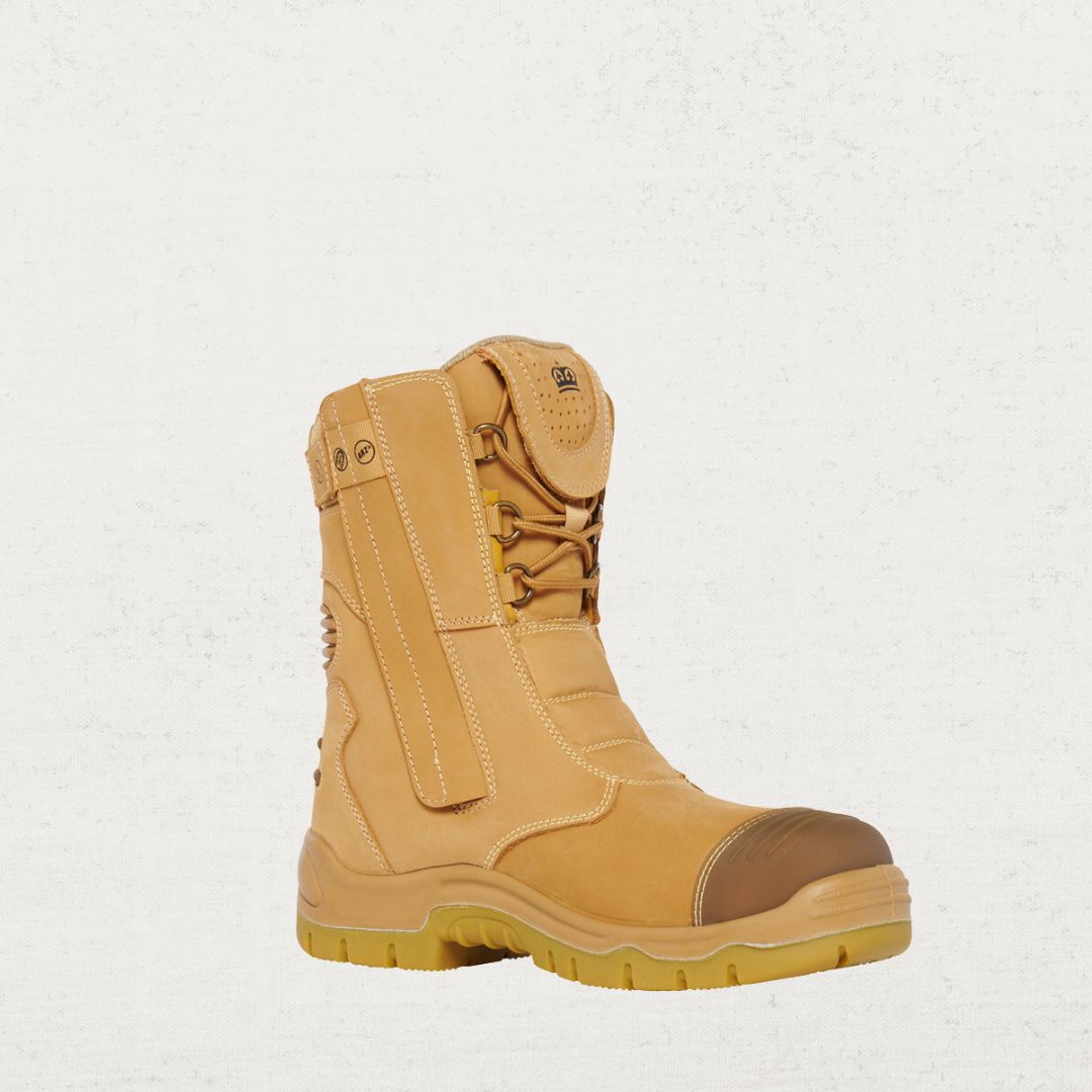 Bennu Rigger Boots - Heavy Duty Work Boots for Men, Waterproof Steel Toe Safety Shoes, Slip Resistant Construction Boots - Ideal for Construction, Oil Rig, and Outdoor Work