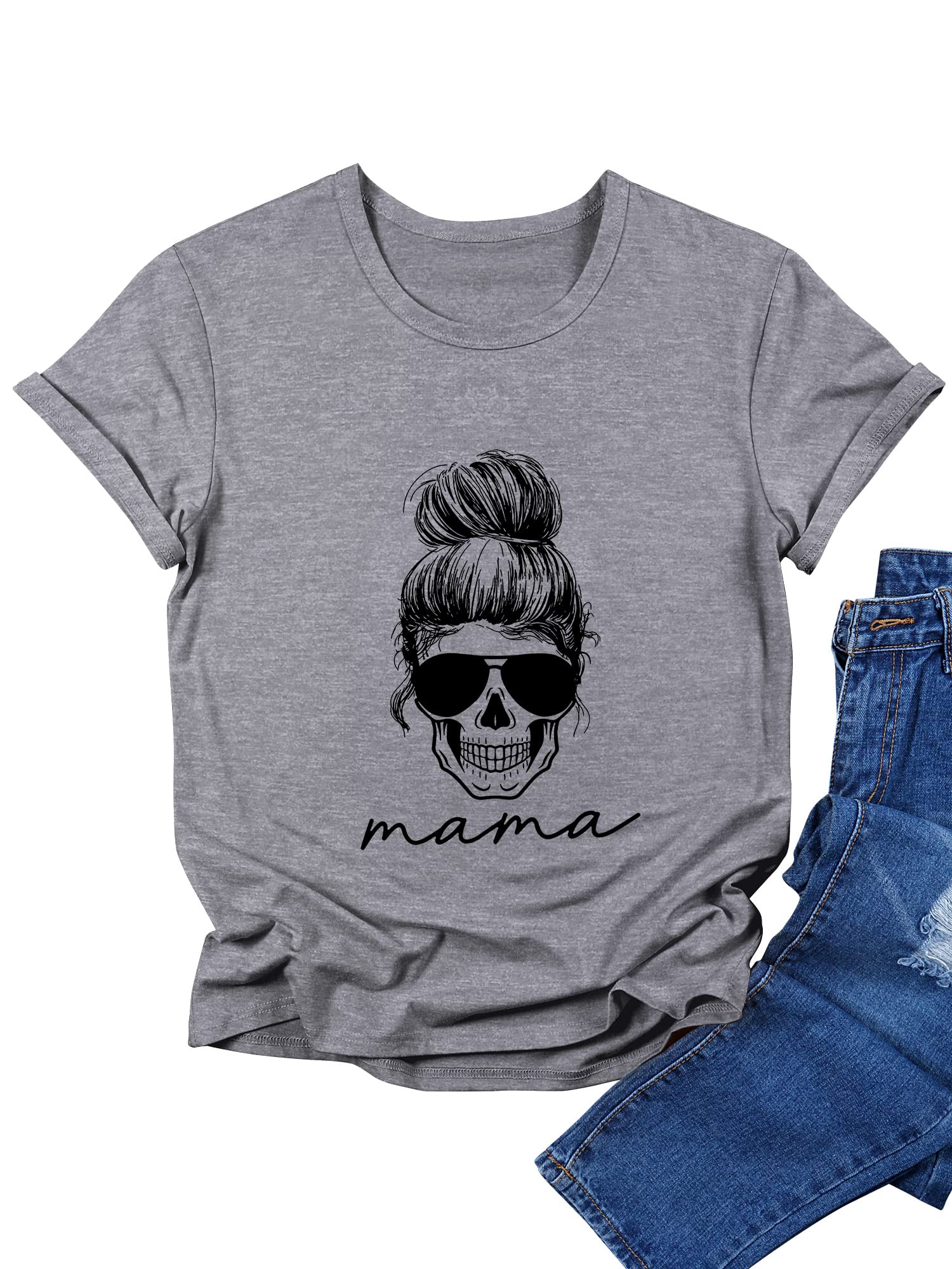Funny Women's 'Kinda Busy Being a Chicken Mom' Floral Graphic T-Shirt - Cute Mother's Day Gift for Poultry Lovers, Farm Life Apparel, Casual Wear