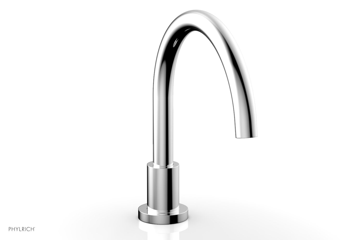 BASIC Deck Tub Spout D5130 - Chrome-Plated Brass Bathtub Faucet for Bathroom & Shower Installation | Durable & Stylish Fixture for Modern Homes