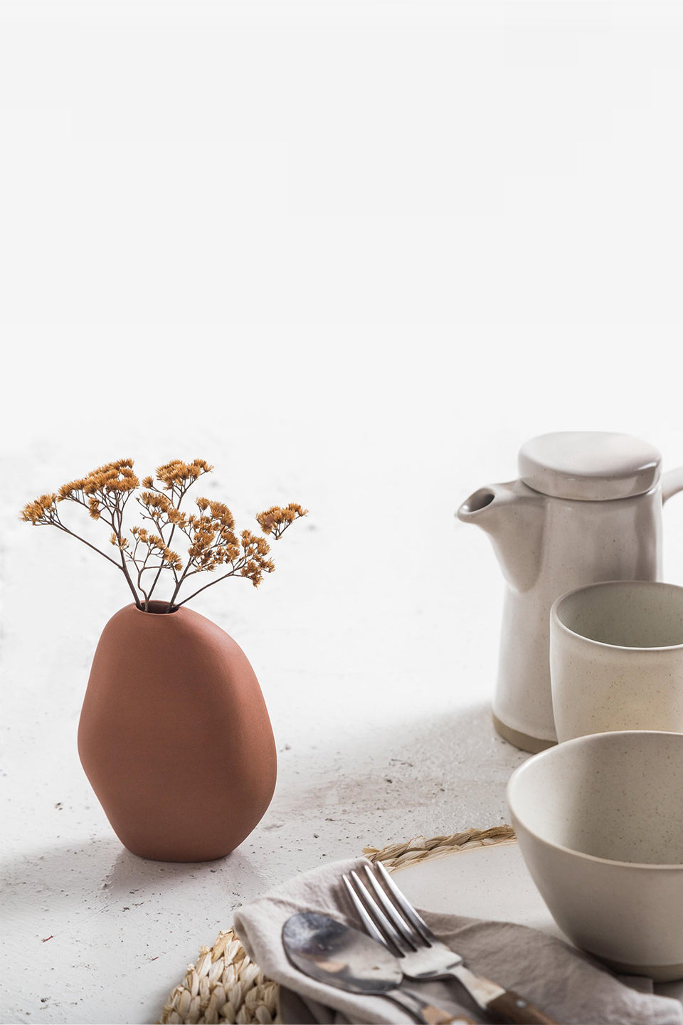 Harmie Small Scarlett Brick Vase - 4.7