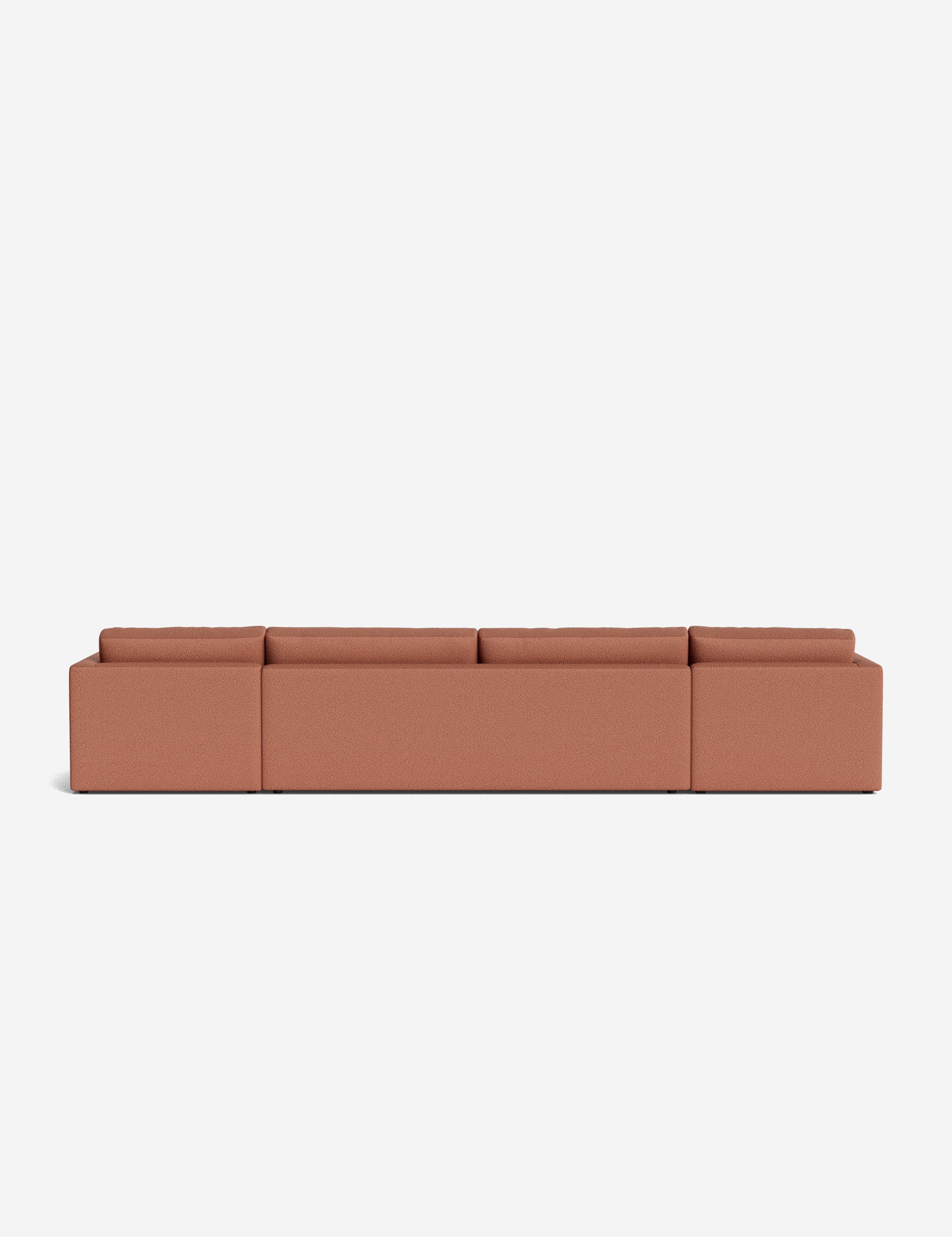 Durham U-Shaped Sectional Sofa - Modern L-Shaped Couch for Living Room, Family Room & Home Theater | Comfortable Fabric Sofa Set with Reversible Chaise