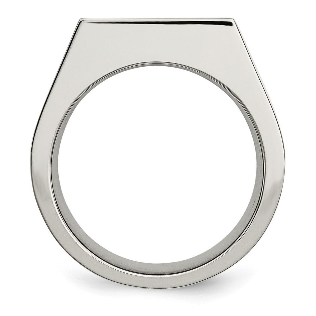 Titanium Diamond Ring for Women - Polished Elegant Wedding Band, Engagement Ring, Anniversary Gift | Perfect for Proposals, Special Occasions & Everyday Wear