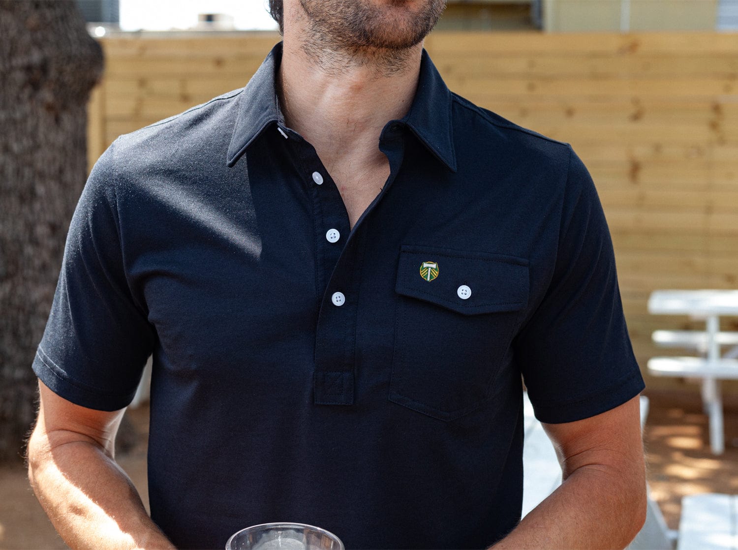 Portland Timbers Performance Players Shirt - Black Soccer Jersey with Axe Logo | Perfect for Matchdays, Training & Fan Support
