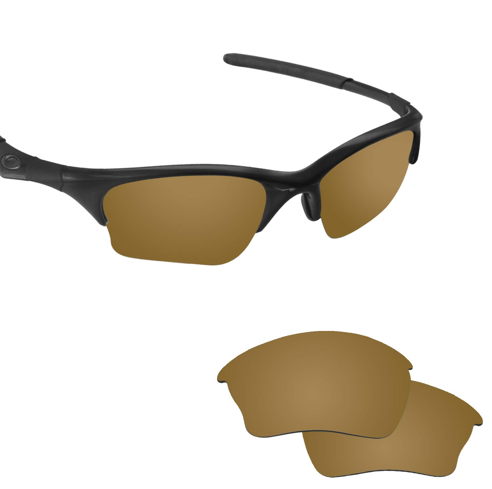 Replacement Lenses for Oakley Half Jacket XLJ Sunglasses - UV Protection, Polarized, Scratch Resistant - Perfect for Outdoor Sports, Cycling & Running