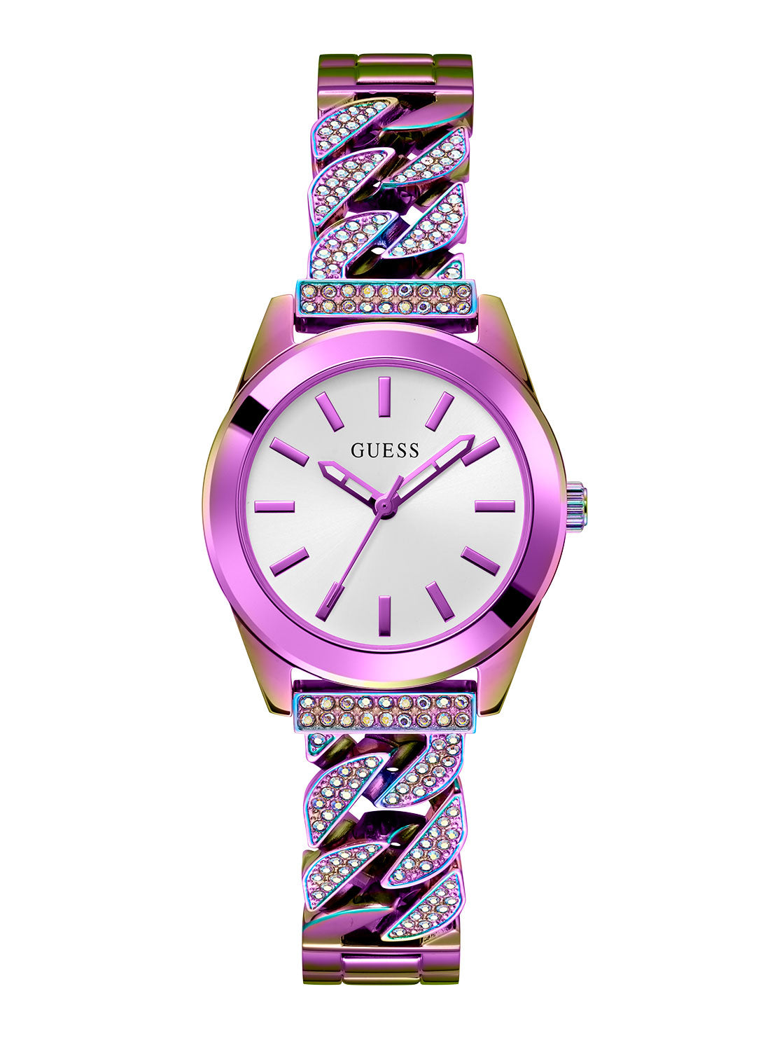 Iridescent Serena Glitz Watch - Elegant Crystal Women's Wristwatch for Party, Wedding & Special Occasions