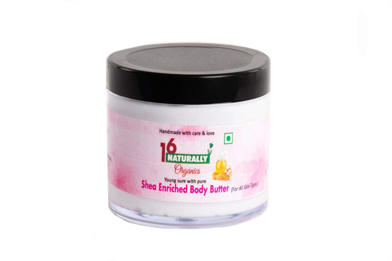 16 oz Organic Shea Butter Body Cream - Ultra Moisturizing & Nourishing for Dry Skin - Perfect for Daily Hydration & Spa Treatments