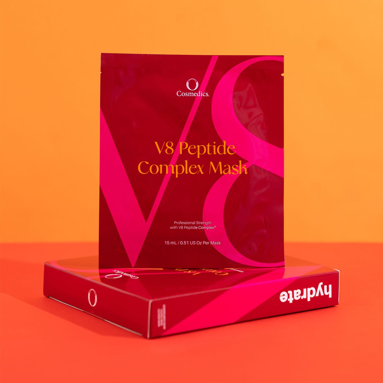 V8 Peptide Complex Face Mask - Anti-Aging & Hydrating Sheet Mask for Wrinkles & Fine Lines - Perfect for Nighttime Skincare Routine & Spa Day Self-Care