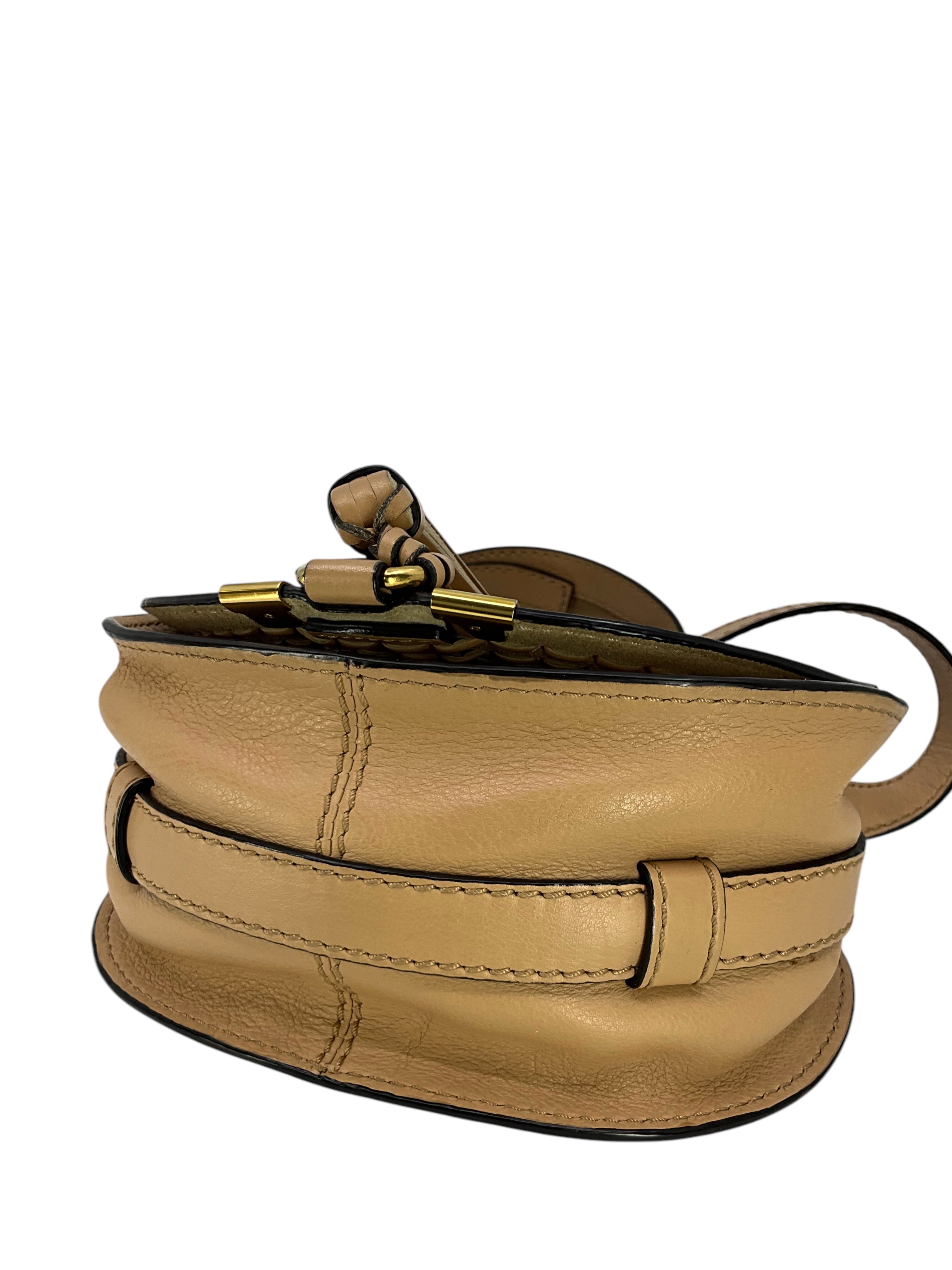 Chloe Mini Braid Marcie Round Crossbody Bag for Women | Genuine Leather Shoulder Purse | Perfect for Date Night, Travel & Everyday Use