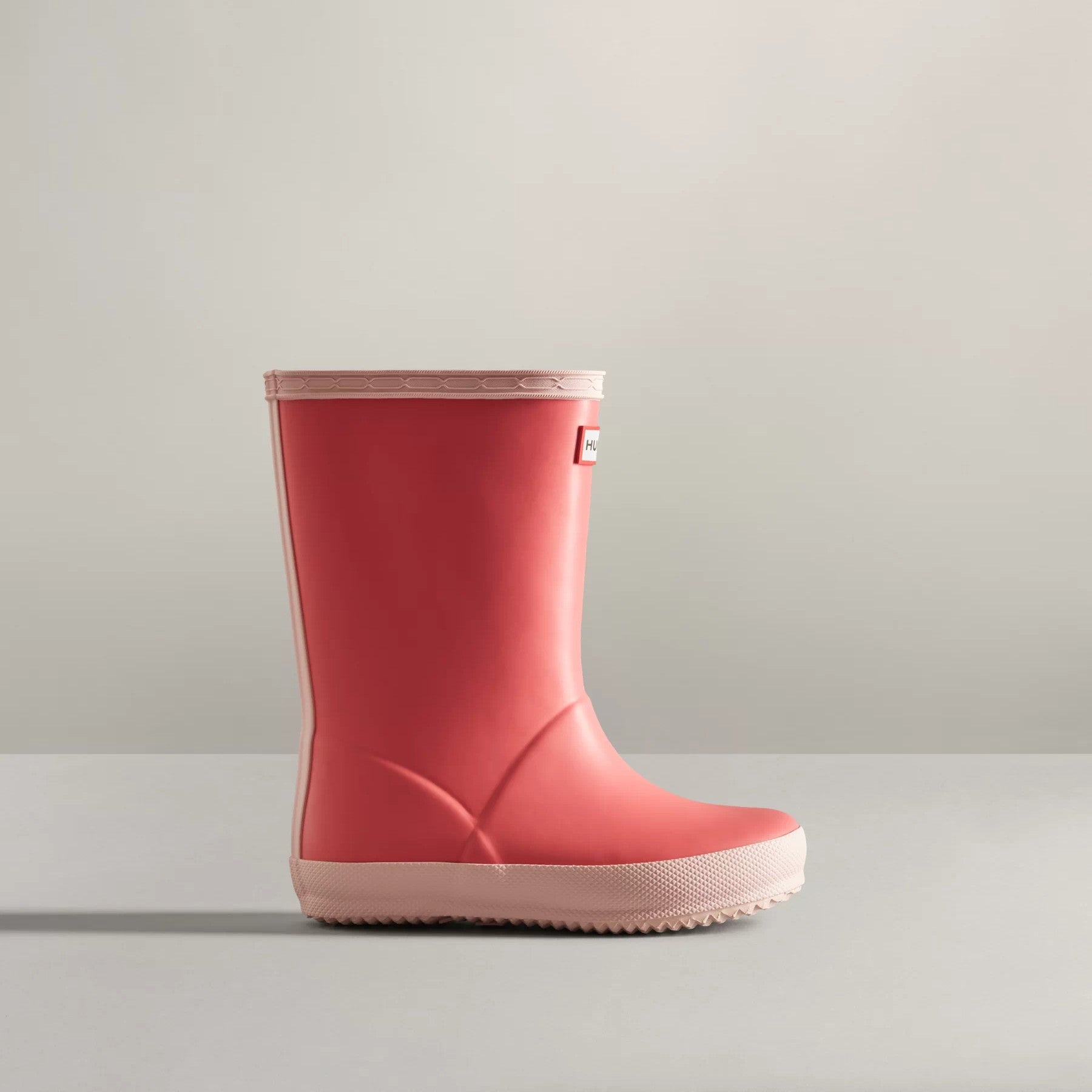 Hunter Polaris Pink/Salt Pink Kids First Classic Insulated Rain Boots - Waterproof Winter Boots for Girls & Boys - Perfect for Rainy Days, Snow Play & Outdoor Adventures