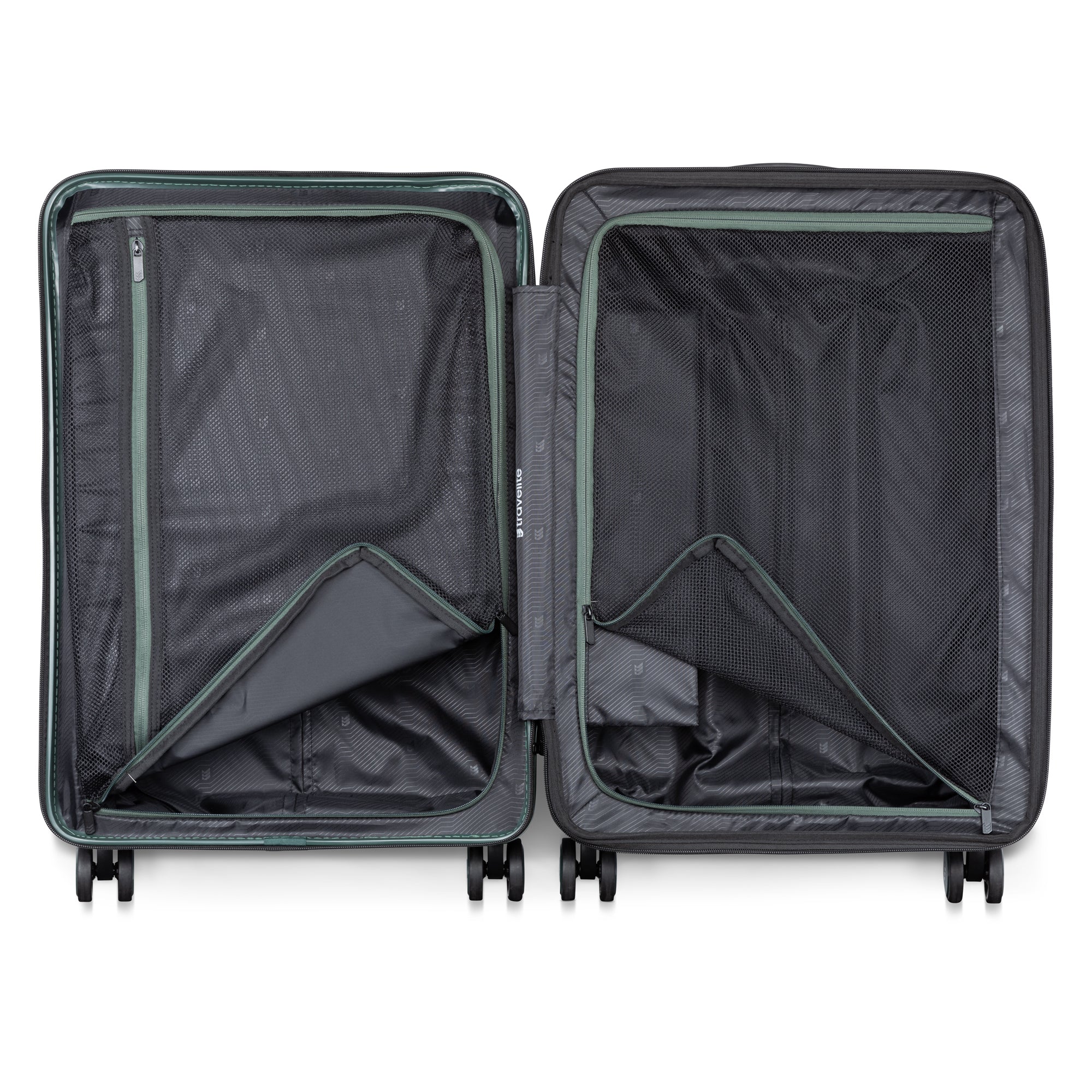 Travelite Expandable Polycarbonate Spinner Luggage - Large Suitcase for Air Travel, Business Trips & Vacation Packing