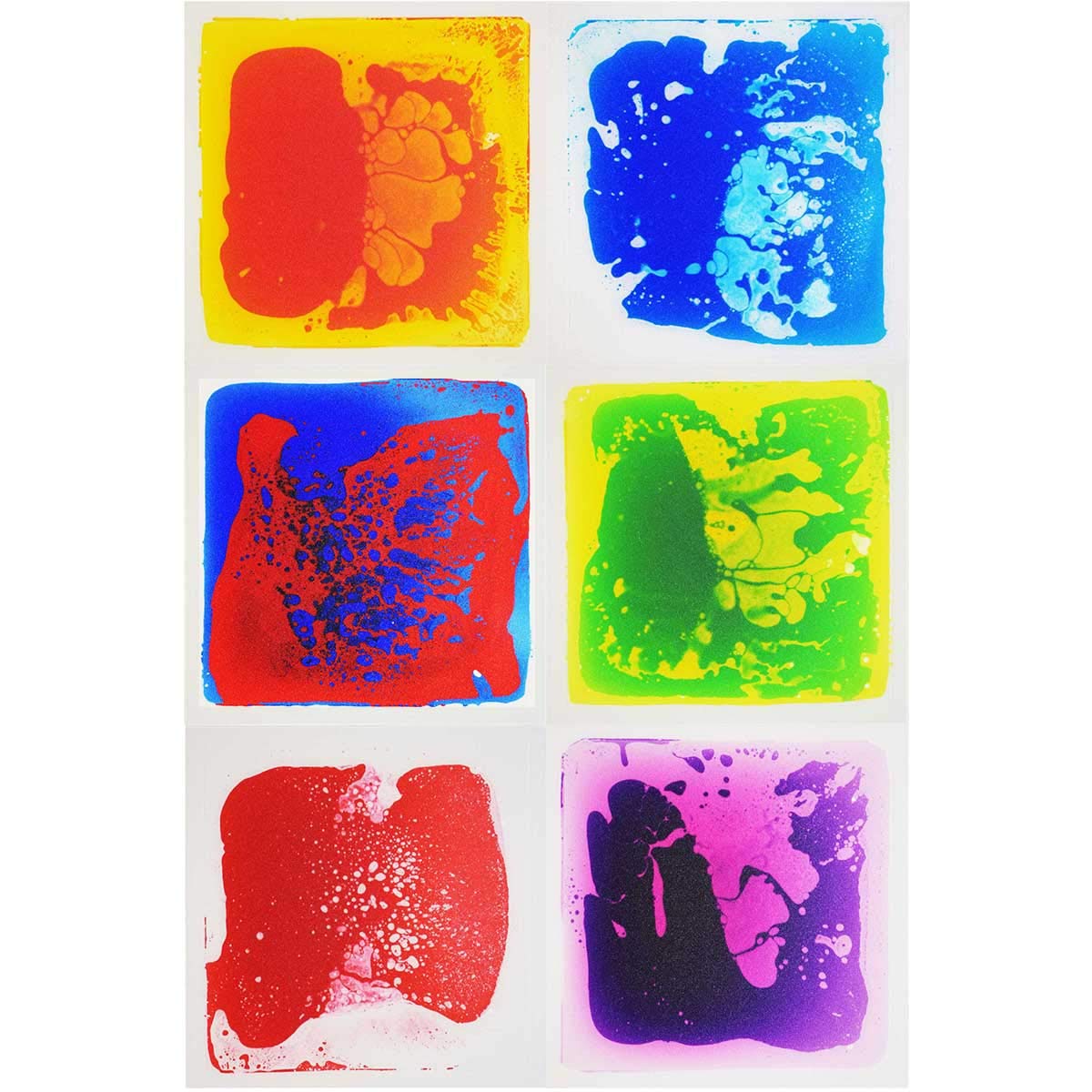 LONGKING 6-Pack Sensory Tiles for Kids - 12