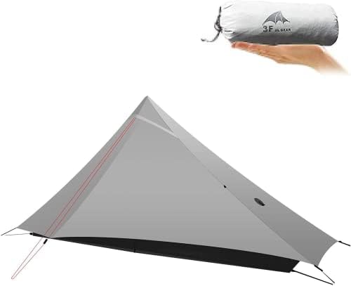 KIKILIVE LanShan Ultralight Backpacking Tent - 1 & 2 Person Lightweight Camping Tent for Hiking, Backpacking & Outdoor Adventures - Perfect for Solo Travelers & Couples