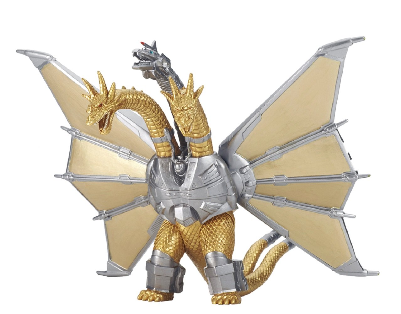 Bandai Godzilla Movie Monster Series 2018 Mecha King Ghidorah Vinyl Action Figure - Collectible Kaiju Toy for Display & Play | Perfect for Godzilla Fans & Anime Collectors