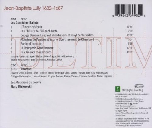Lully - Comedies Ballets & Phaeton | French Baroque Opera Masterpieces | Perfect for Classical Music Lovers & Theater Performances