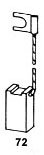 Replacement Carbon Brushes 0104_Casals_2T16 for Casals 2T16 Power Tools - with Cable & Connector - Compatible with Part #1.607.014.101 - Ideal for DIY Projects, Home Repairs, and Professional Workshop Use