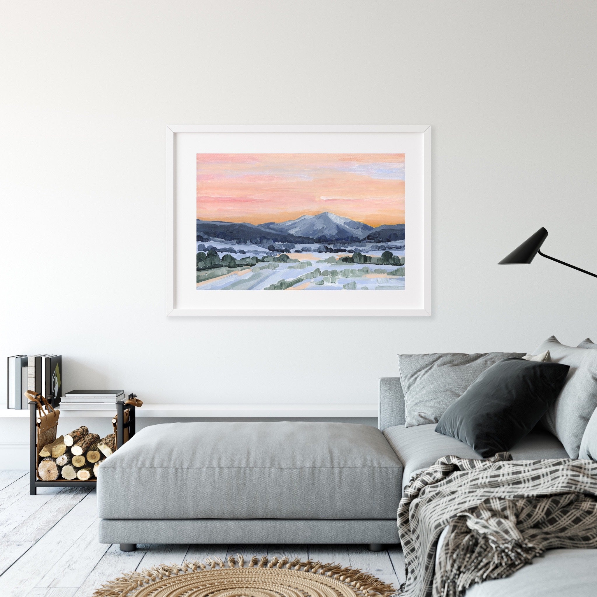 Beautiful Sunset Art Print - Wall Decor for Living Room, Bedroom & Office - Perfect Gift for Home & Office Decor