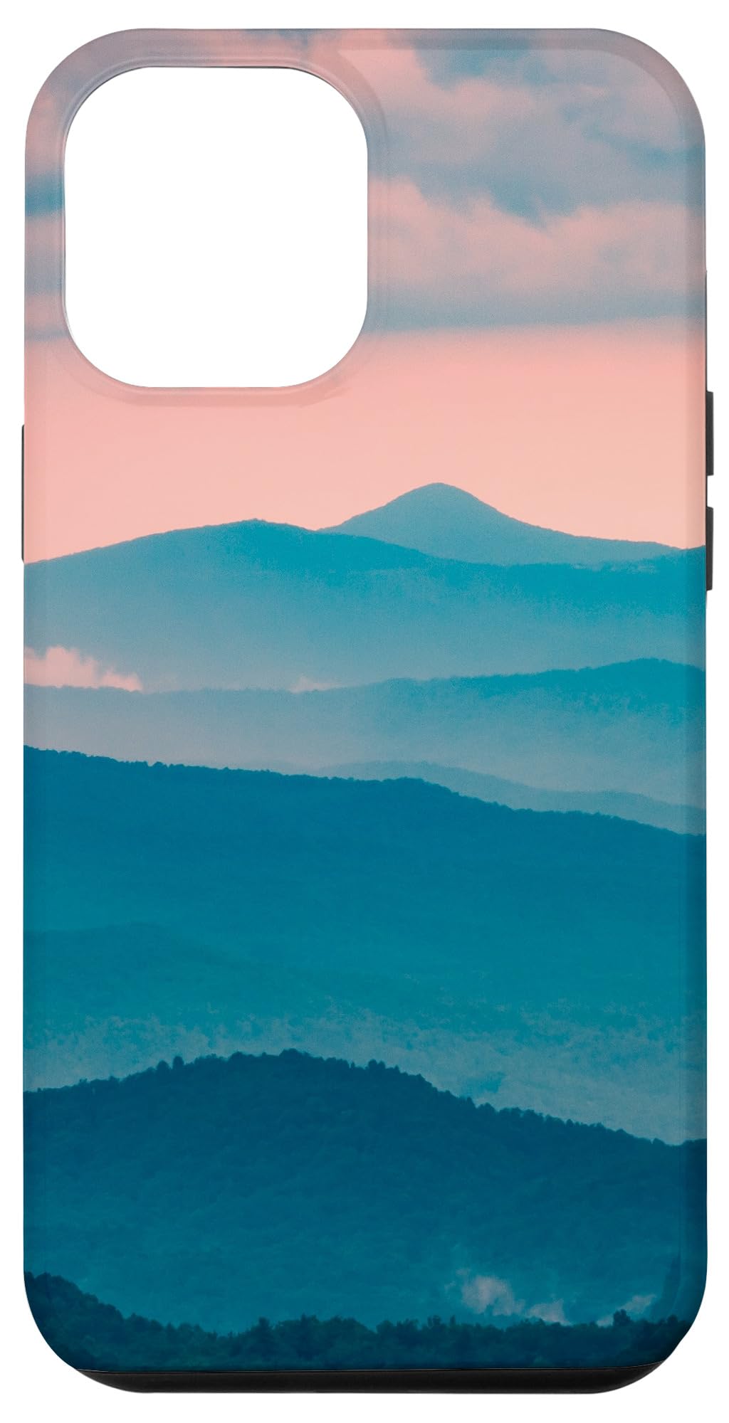 iPhone 12 Pro Max Case - Shockproof & Scratch-Resistant Protective Cover with Blue Ridge Mountains Design | Perfect for Outdoor Adventures, Travel & Daily Use