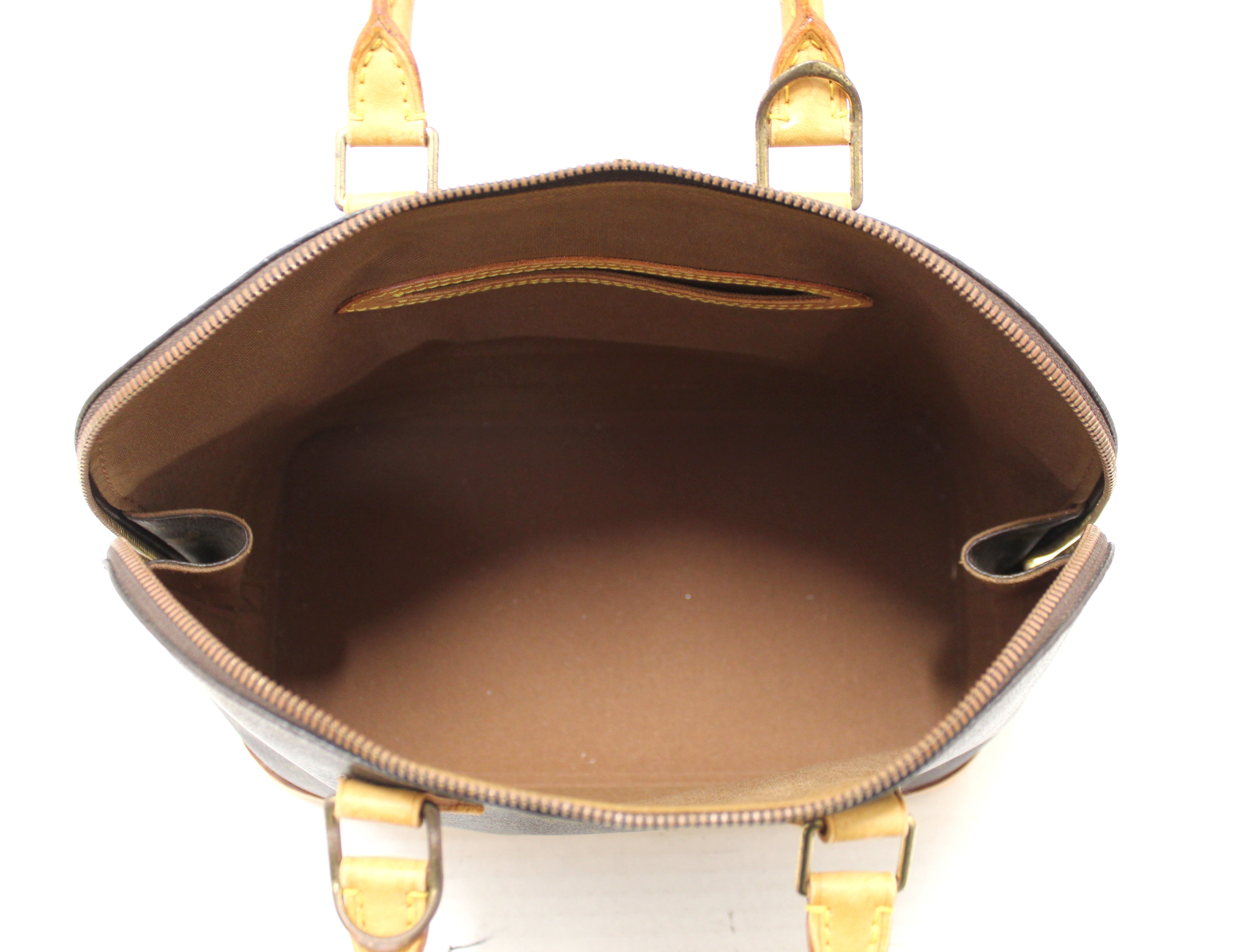Authentic Louis Vuitton Alma PM Handbag - Classic Monogram Canvas Crossbody Bag for Women, Luxury Designer Purse for Work, Travel & Everyday Use