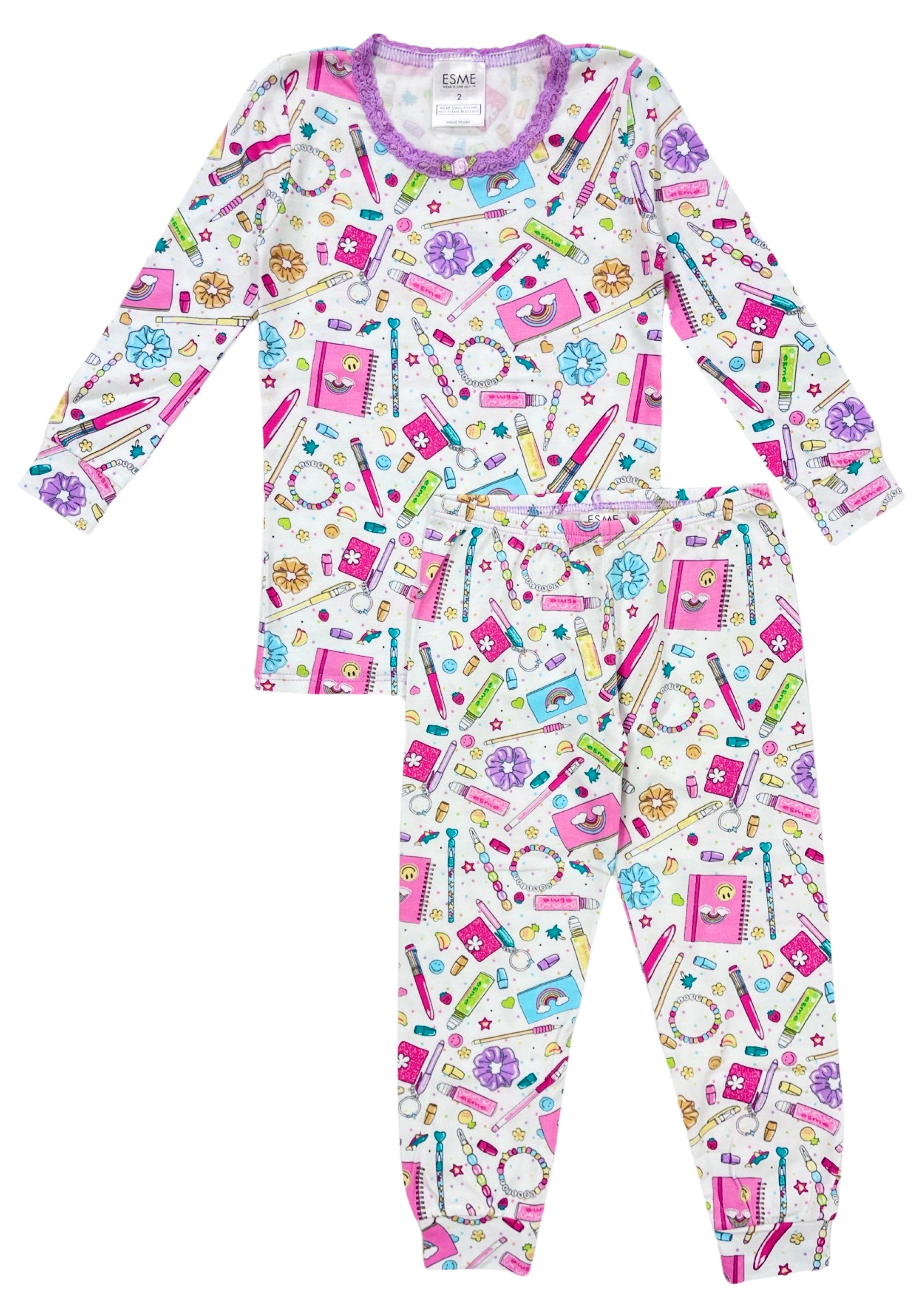 Sketch Pajama Set for Women - Soft Cotton Sleepwear for Comfortable Nights | Perfect for Lounging, Sleeping & Relaxing at Home