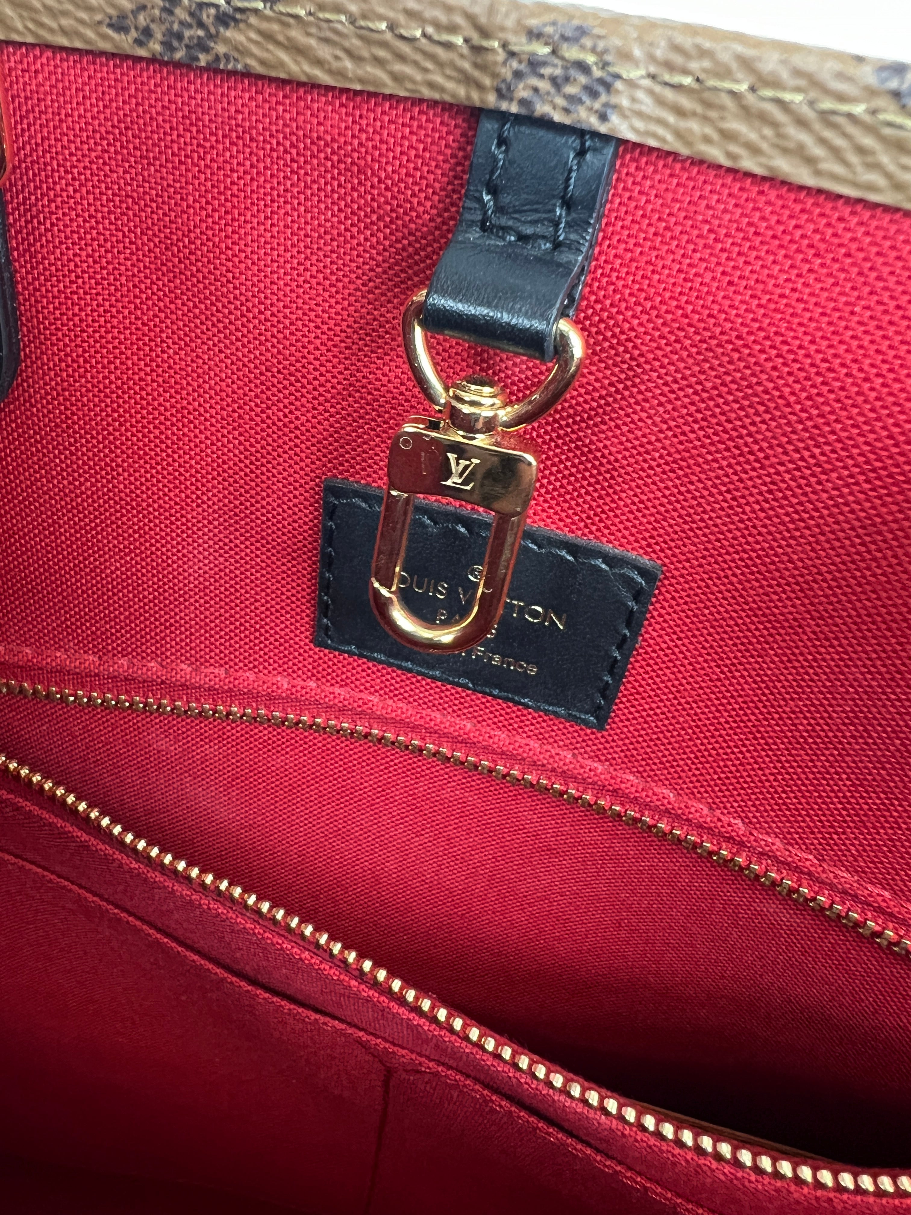 Louis Vuitton OnTheGo MM Monogram Tote Bag - Luxury Designer Handbag for Women | Perfect for Work, Travel & Everyday Use