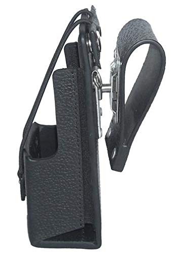 Durable Leather Carry Case for Motorola XTS 1500 Two-Way Radio with Swivel Belt Loop - Protective Holster for Police, Security & Outdoor Use (Non-Display Model)