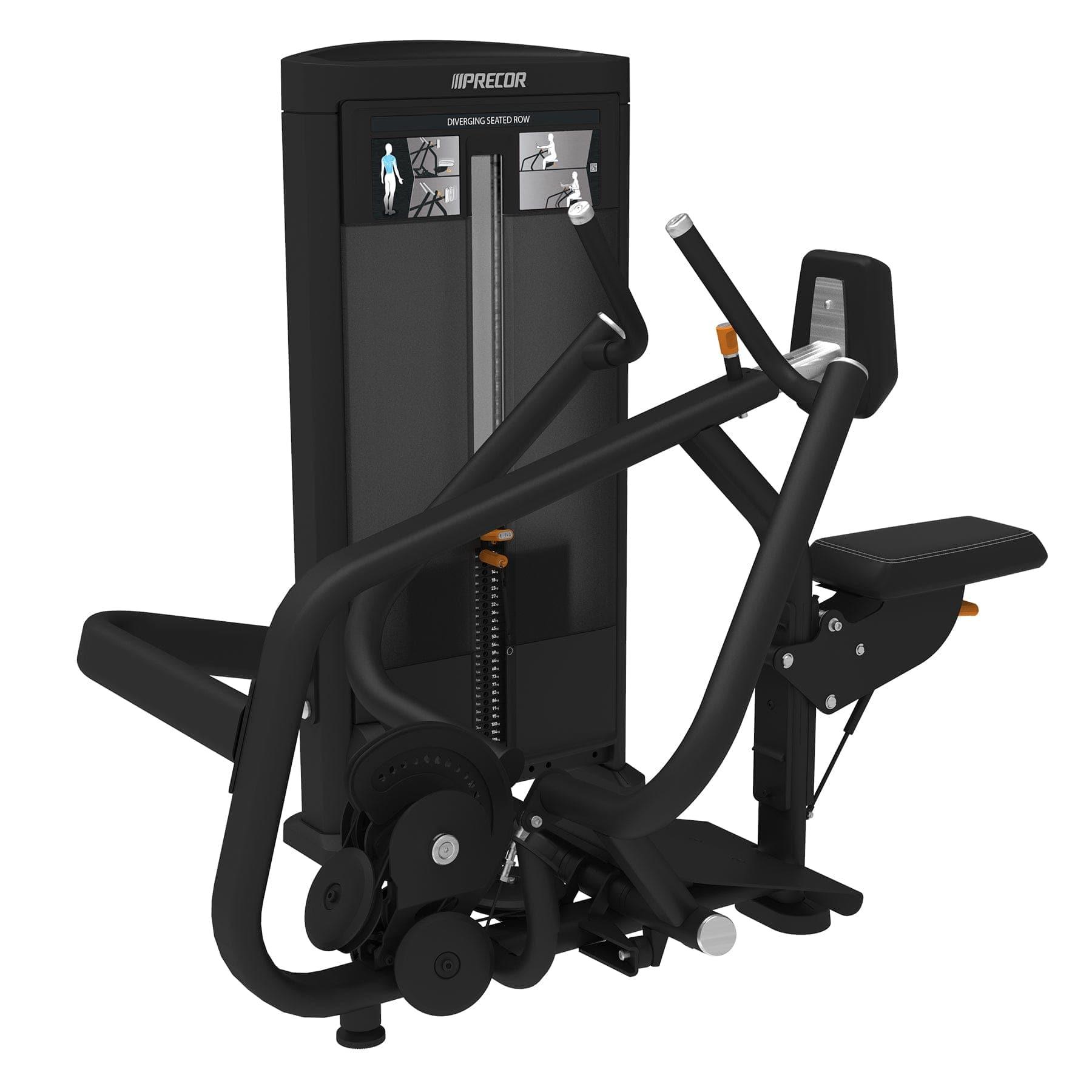 Precor Resolute Series Diverging Seated Row Machine (RSL0310) - Premium Gym Equipment for Home & Commercial Strength Training