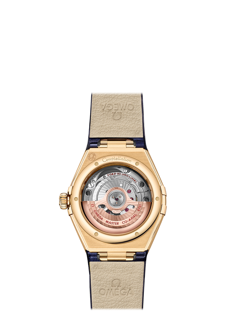 Omega Constellation Co-Axial Master Chronometer 18K Yellow Gold & Diamond Ladies Watch - Luxury Timepiece for Women, Elegant Gift for Her, Perfect for Special Occasions & Everyday Wear