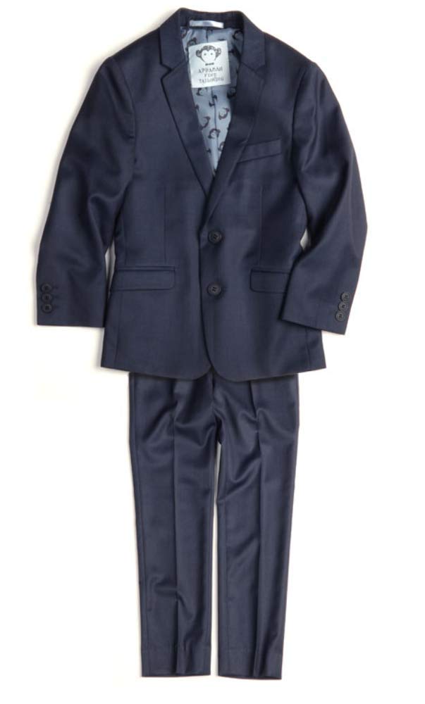 Appaman Big Boys' Navy Blue Classic Mod Suit 2-Piece Set - Stylish Formal Wear for Weddings, Parties & Special Occasions