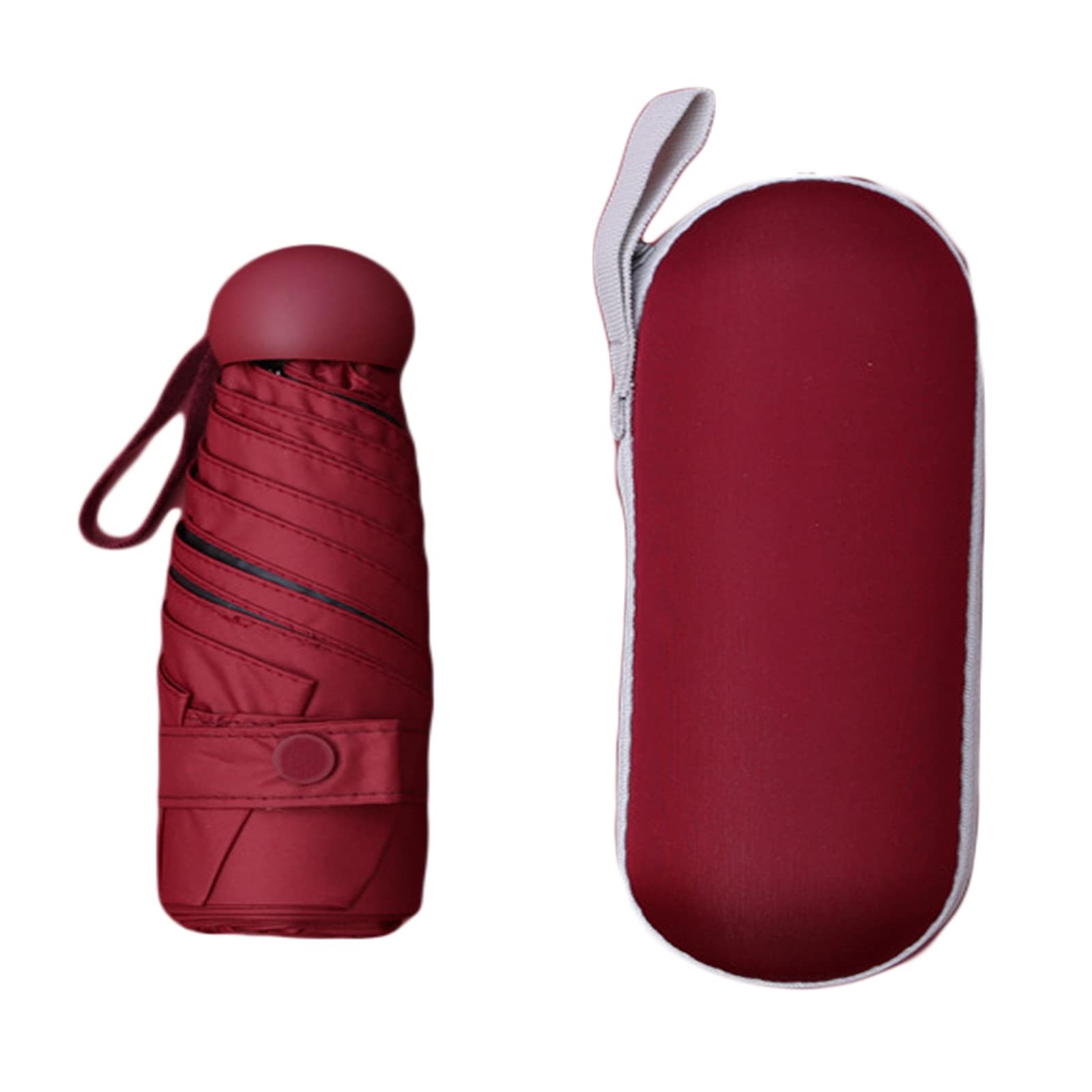 Ultra Light Mini Sun Umbrella - Compact UV Protection Umbrella with Glasses Case | Perfect for Travel, Beach & Outdoor Activities
