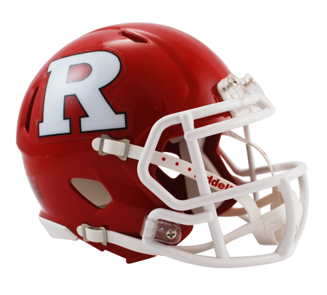 Rutgers Riddell Speed Authentic Mini Football Helmet - Collectible Sports Memorabilia for Fans, Display & Home Decor, Perfect for Game Day & Tailgating