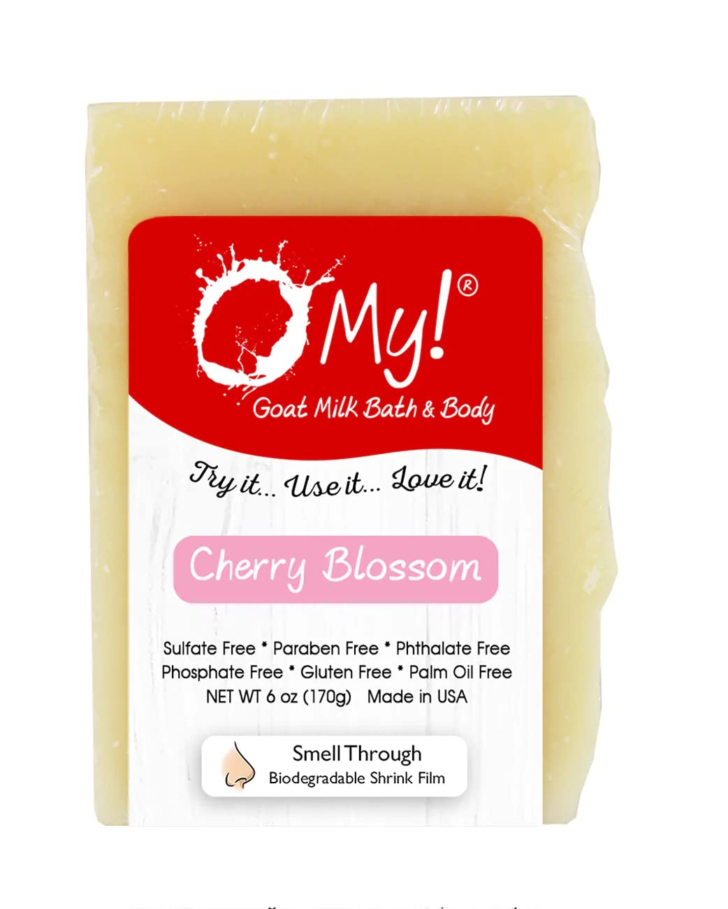 Organic Goat Milk Soap Bar 6oz - Farm Fresh Goat Milk, Paraben-Free & Handcrafted in USA - Moisturizing & Gentle for Dry, Sensitive Skin - Perfect for Daily Face & Body Care, Gifts & Self-Care Routine