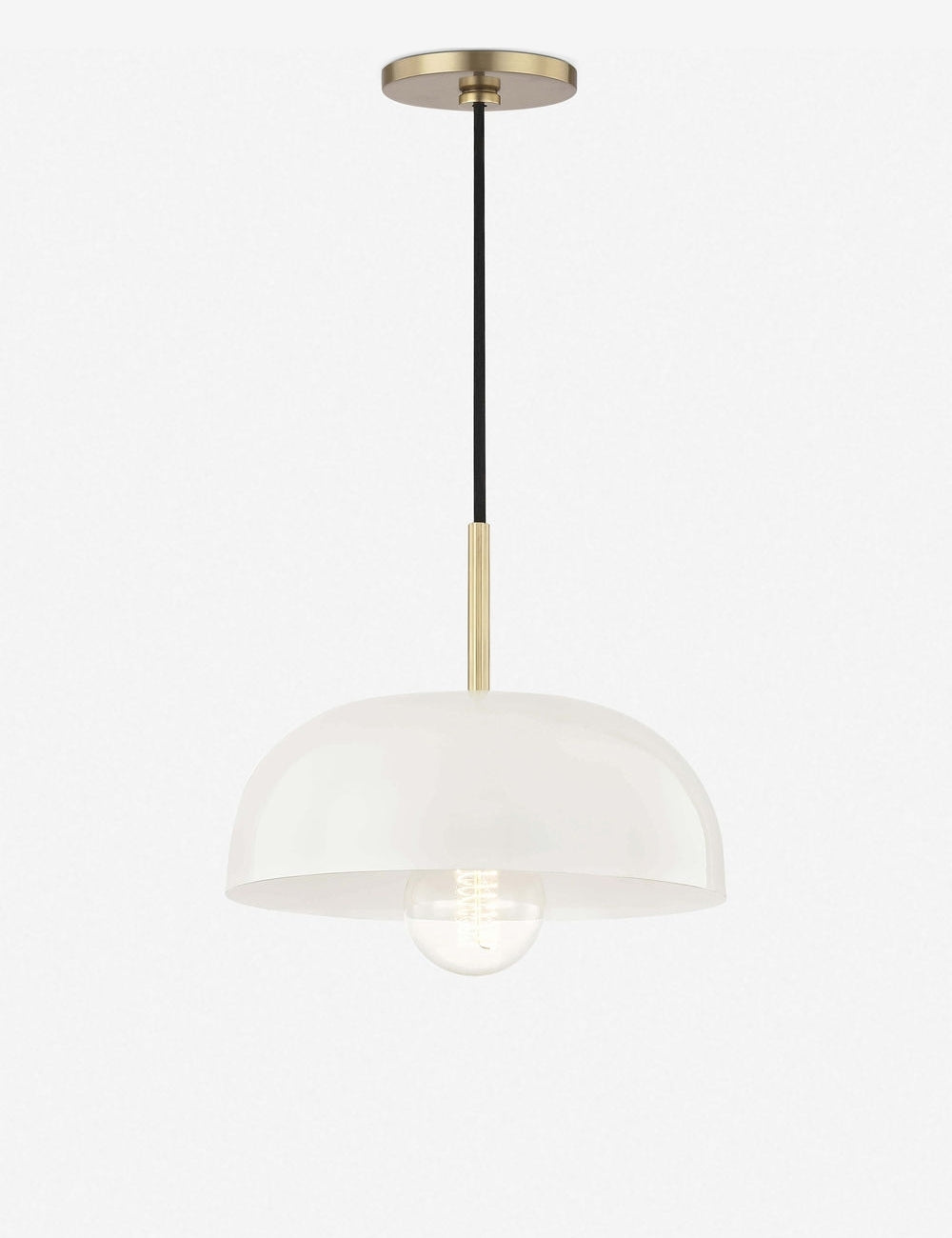Modern Dimmable Pendant Light with Adjustable Cord - Sleek Hanging Fixture for Kitchen Island, Dining Room, or Bedroom Lighting