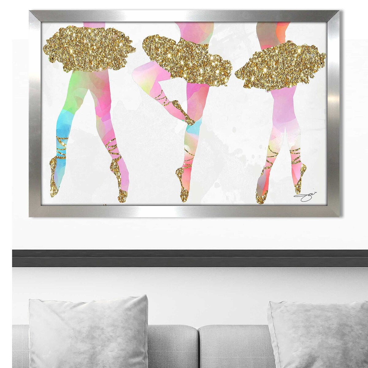 3 Dancers by Jodi - Premium Acrylic Wall Art Print - Modern Home Decor for Living Room, Bedroom & Office