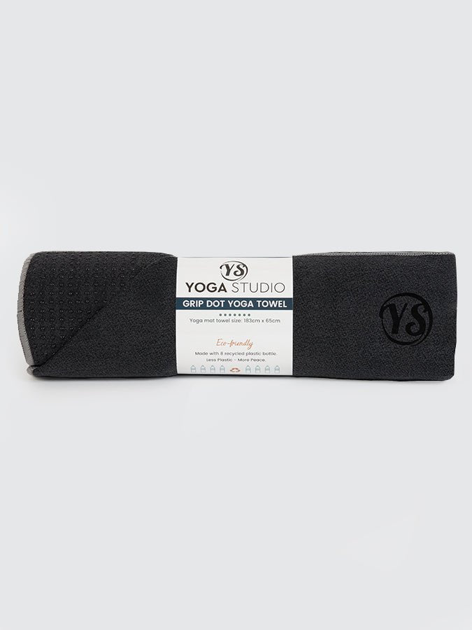 Non-Slip Premium Grip Dot Yoga Mat Towel for Hot Yoga & Pilates - Sweat Absorbent, Eco-Friendly Workout Accessory for Home & Studio Practice