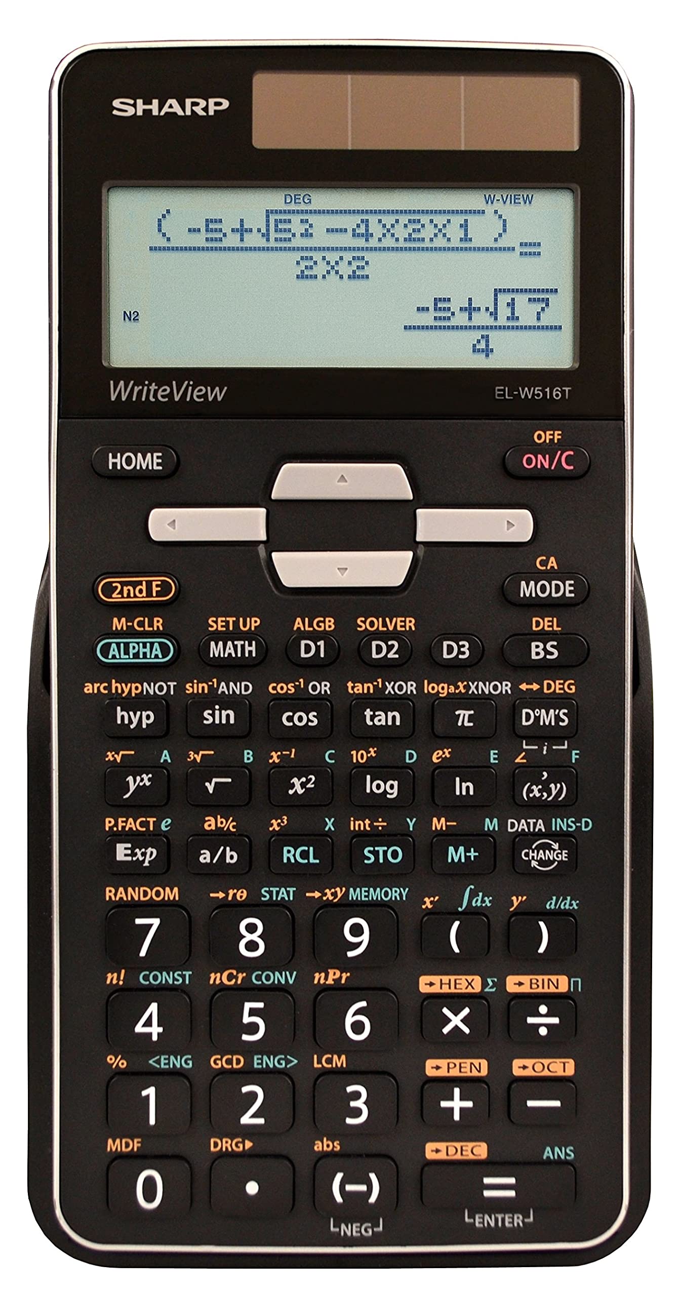 Sharp EL-W516XBSL Advanced Scientific Calculator for Engineering & College Students - Perfect for Calculus, Algebra, Statistics & Physics Classes