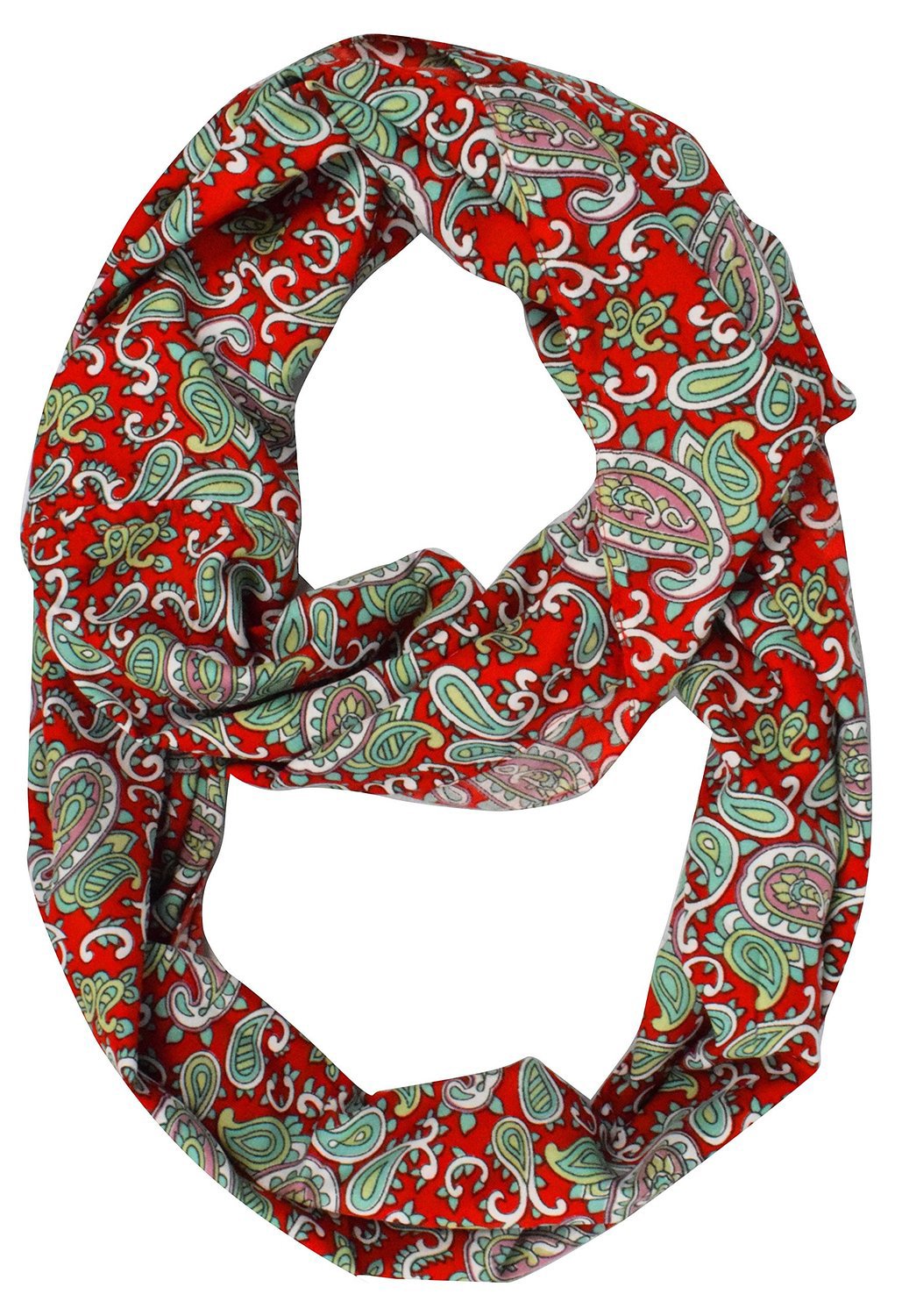 Bohemian Sheer Infinity Scarf for Women - Lightweight Circle Loop Scarf - Perfect for Fall, Winter & Spring Fashion Accessories