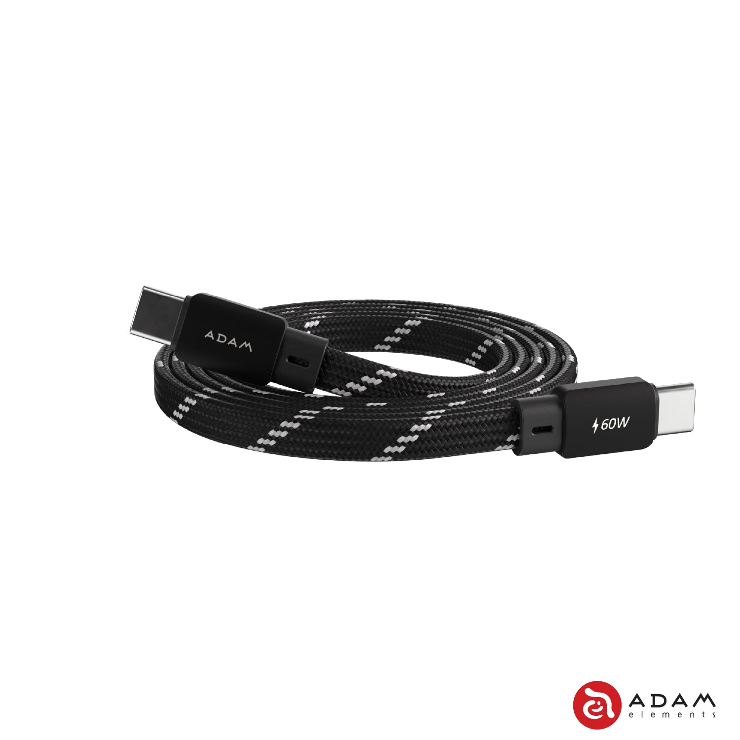 ADAM elements CASA MF100 USB C to USB C 60W Fast Charging Cable - Perfect for Laptops, Phones & Tablets